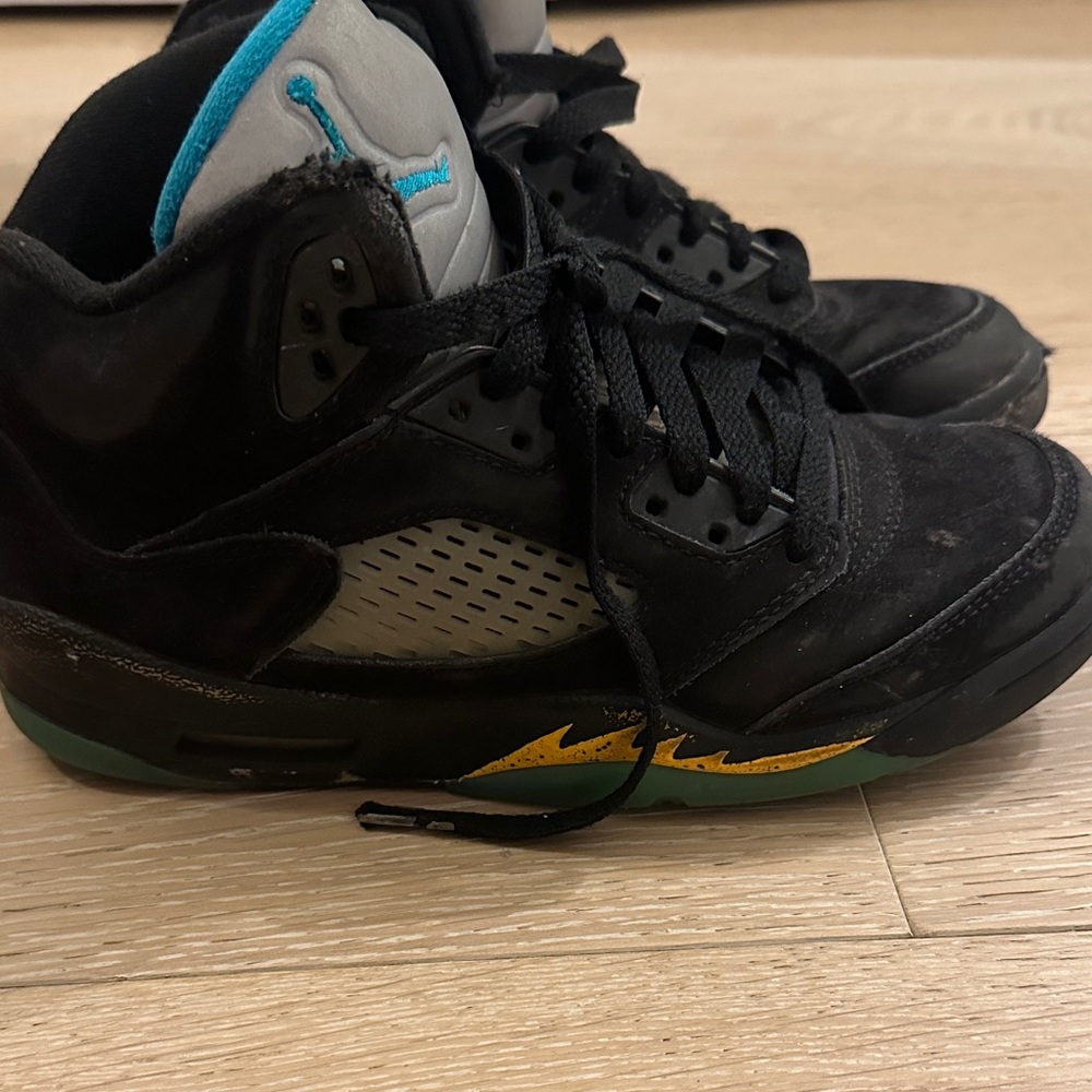 Nike Kids Jordan’s Sneakers Black and Yellow